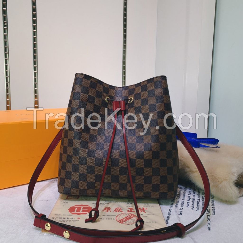 luxury brand handbag designer neonoe monogram canvas neo noe bucket bag