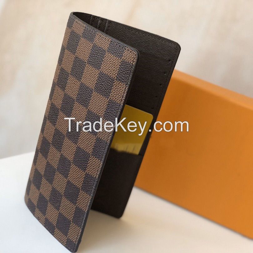 luxury brand wallet designer wallet card holder monogram canvas BRAZZA wallet