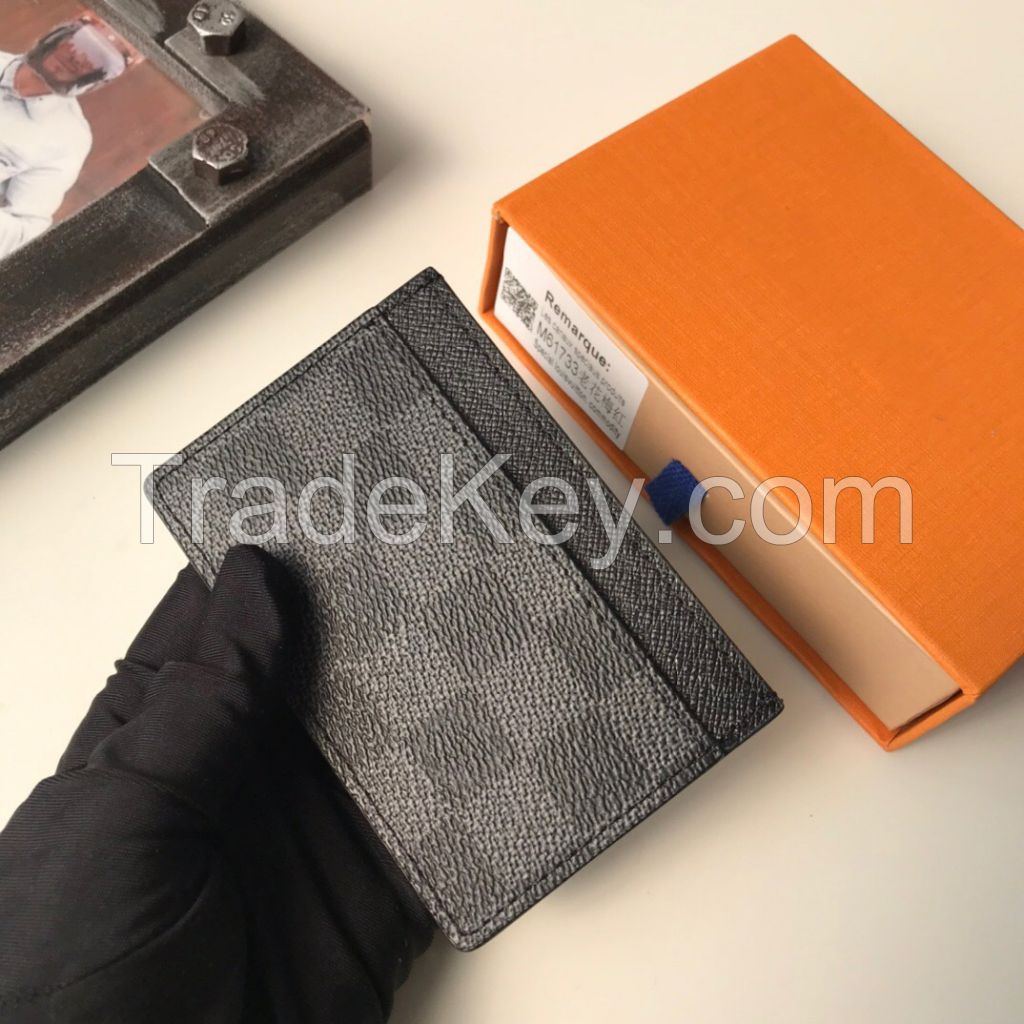 luxury brand wallet designer wallet Card Holder monogram canvas louis wallet