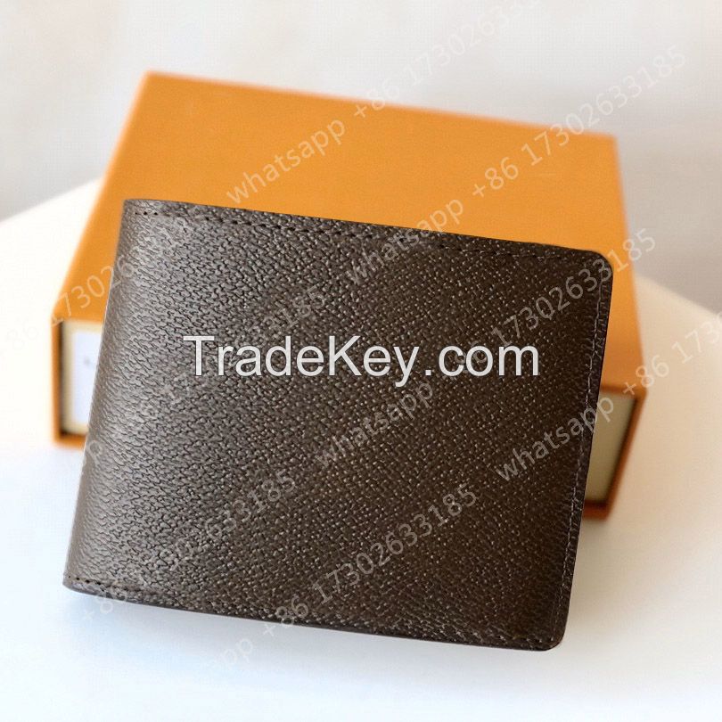 luxury brand wallet designer wallet monogram canvas multiple men wallet