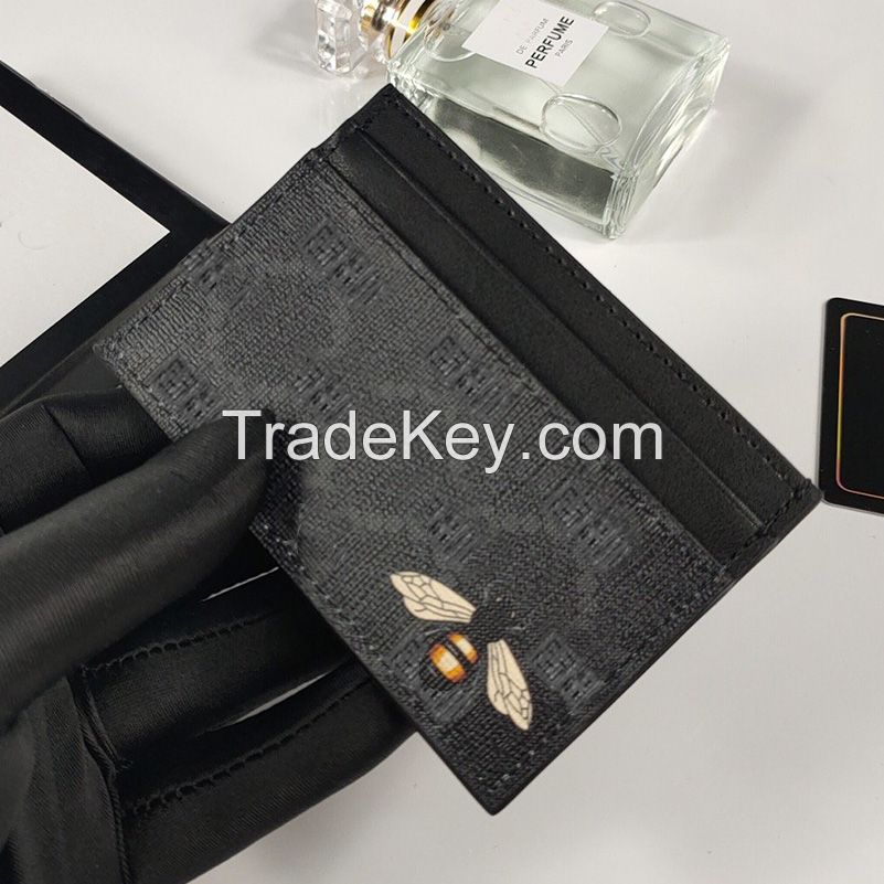 luxury brand designer wallet GG logo wallet slim card holder