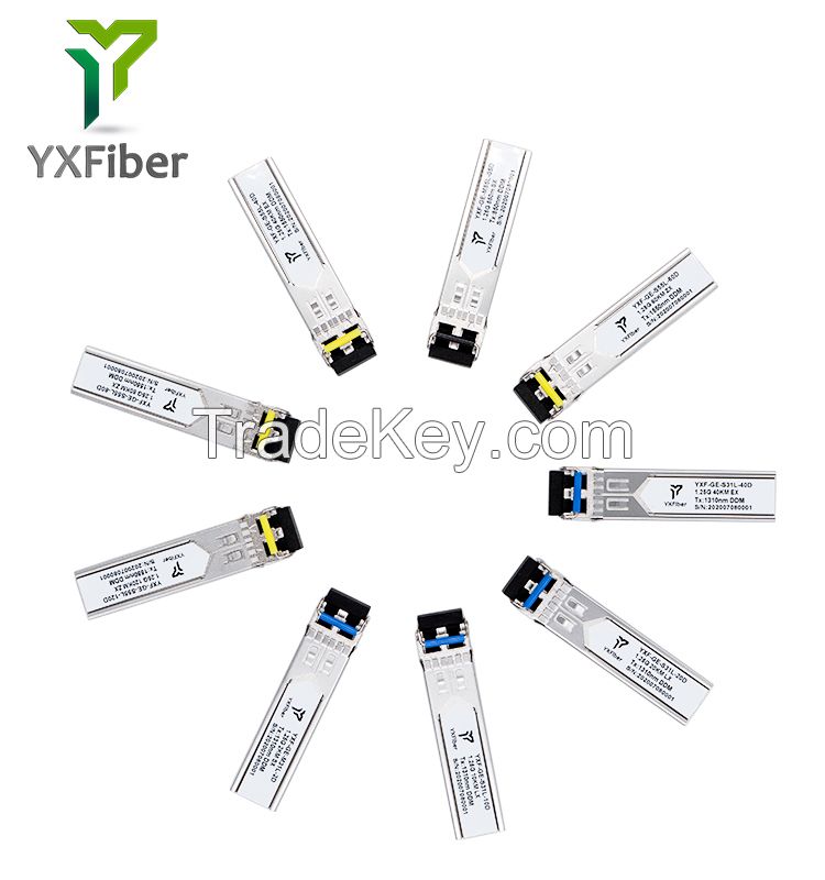 1.25G Duplex 10km 1310nm LC Interface SFP Transceiver Module