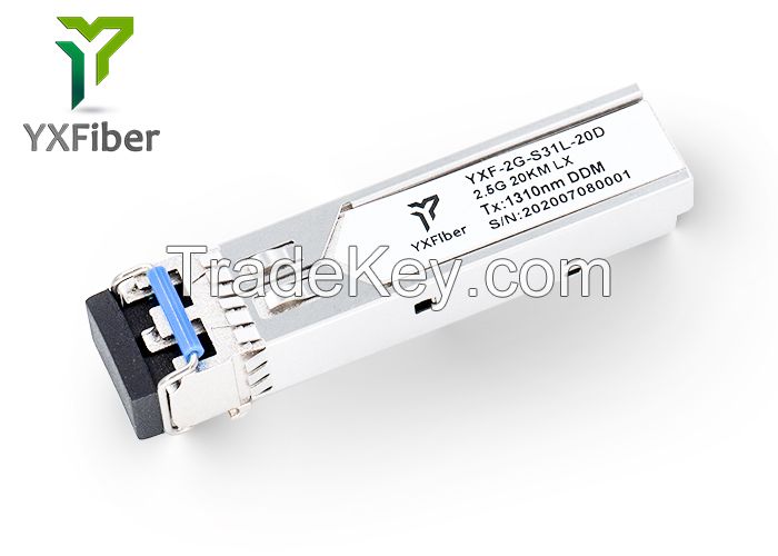 2.5G Duplex 20km 1310nm LC Connector SFP Transceiver Module