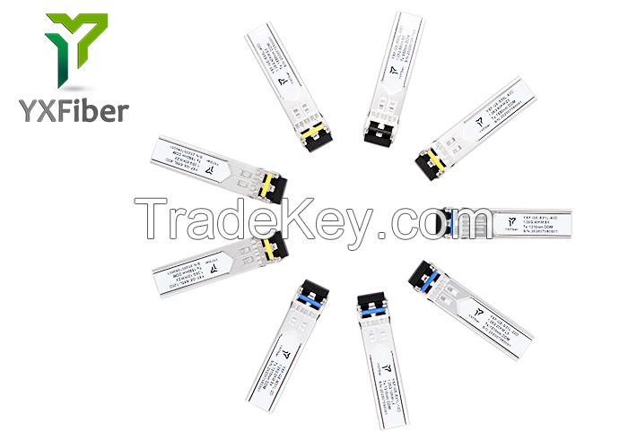 1.25G Duplex 80km 1550nm LC Interface SFP Transceiver Module