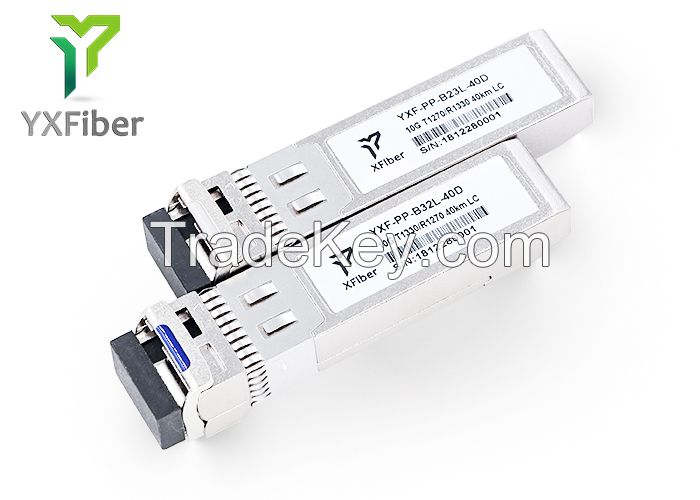 SFP Transceiver Fiber Optical Module 10G 1330nm / 1270nm 40km LC 