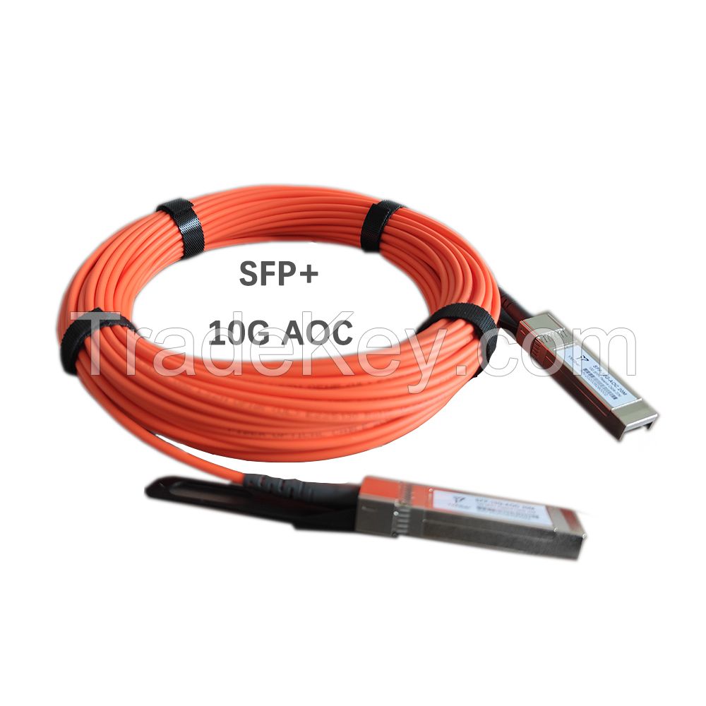 10G SFP+ AOC Cable 1m 2m 3m 5m 7m 10m Active Optical SFP Cable AOC Module SFP+ 10G AOC