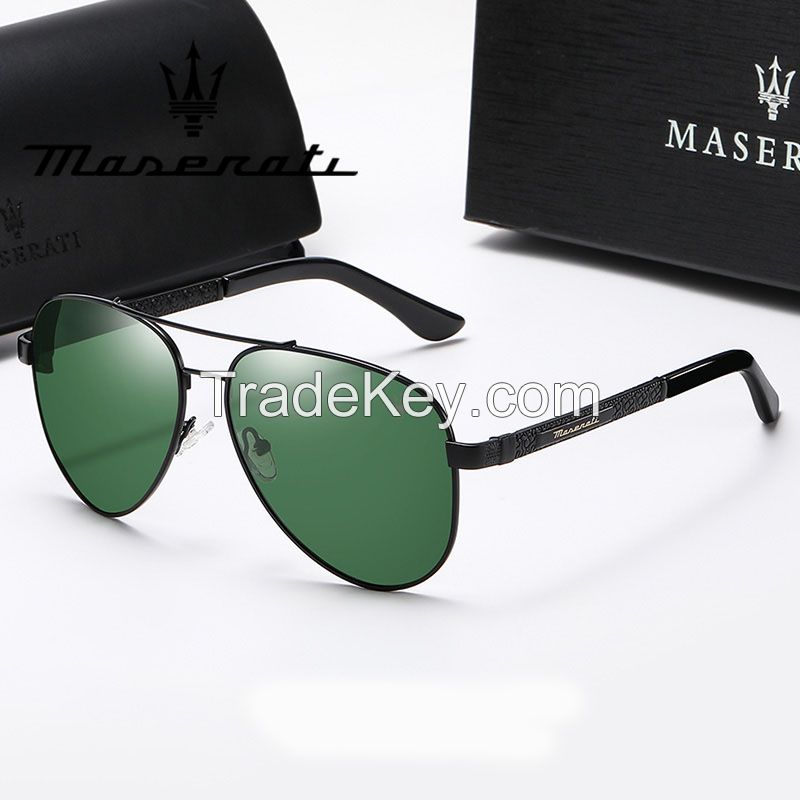 2022 New Maserati Authorized Car Sunglasses Outdoor Riding Men's Driving Sunglasses