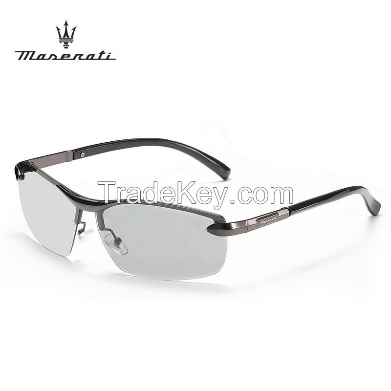 2022 Maserati Outdoor Retro Car Brand Luxury Resin Glasses Plastic Sunglasses