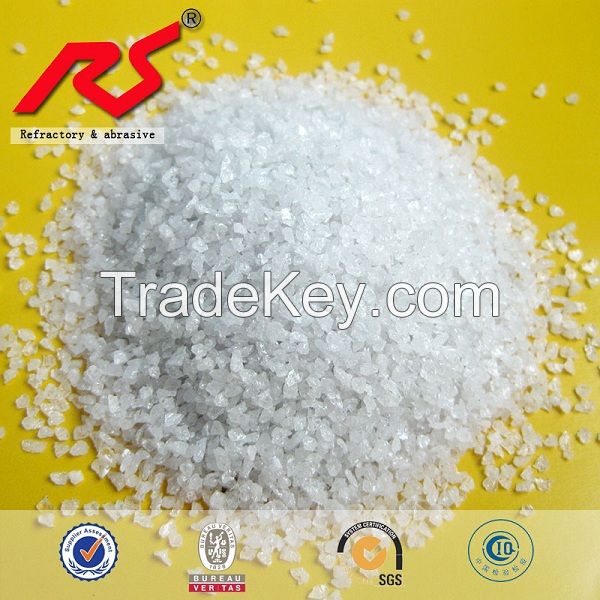 Moderate Density White Corundum F24 F30 F36 Fused Aluminum Oxide Sandblasting Media