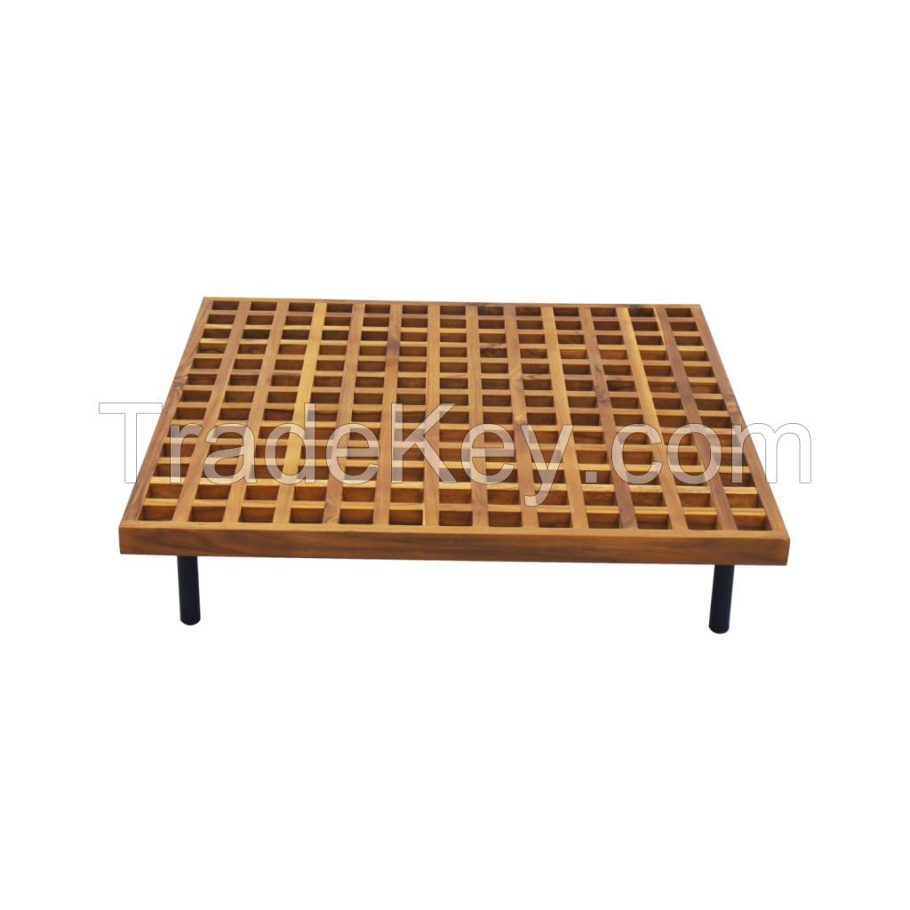 Modern Italian Style Luxury Teakwood Sofa Set | Shinlin Outdoof Furniture SF009