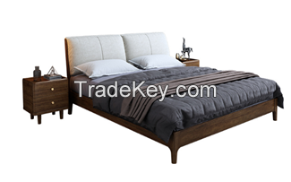 wooden bed