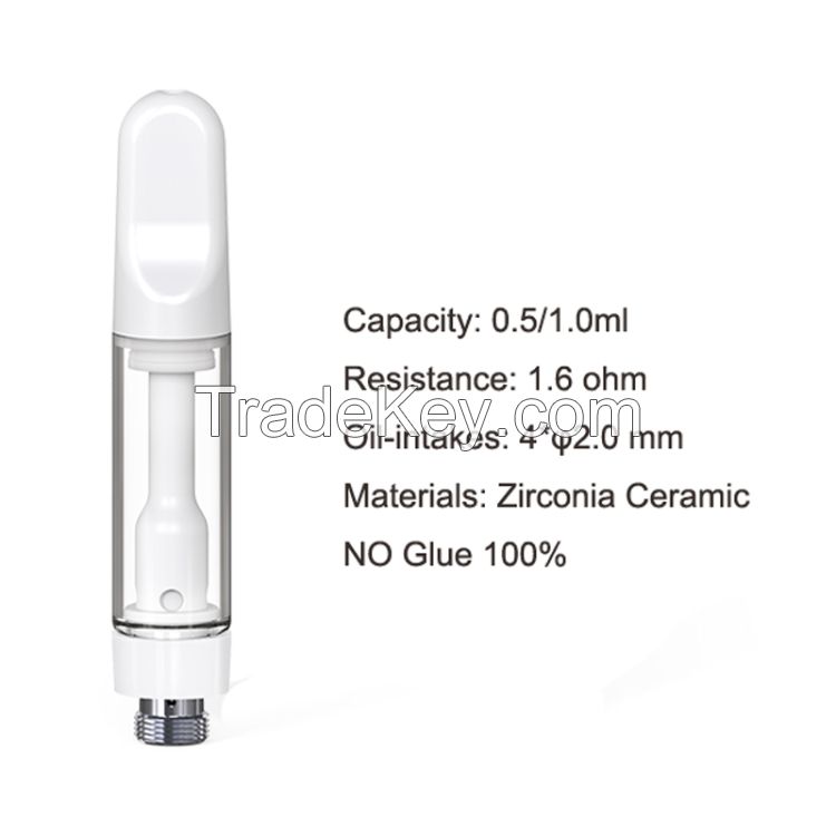 Full Ceramic Atomizers Vape Carts Coil 510 Thread Vaporizers