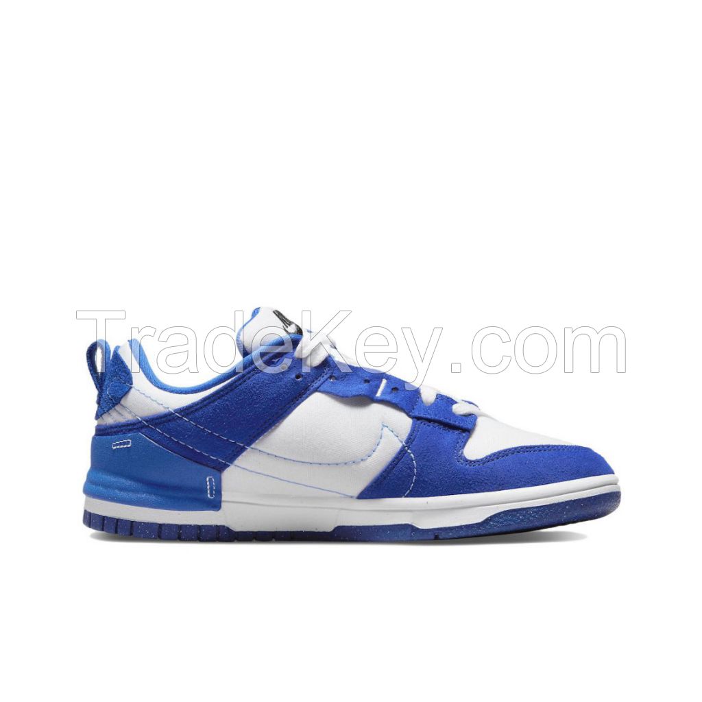 Nike Dunk Low Disrupt 2 Retro casual sneakers with white and blue recyclable materials