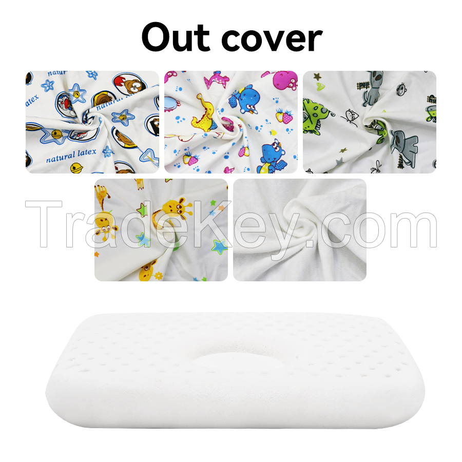 Natural latex baby pillow infant pillow