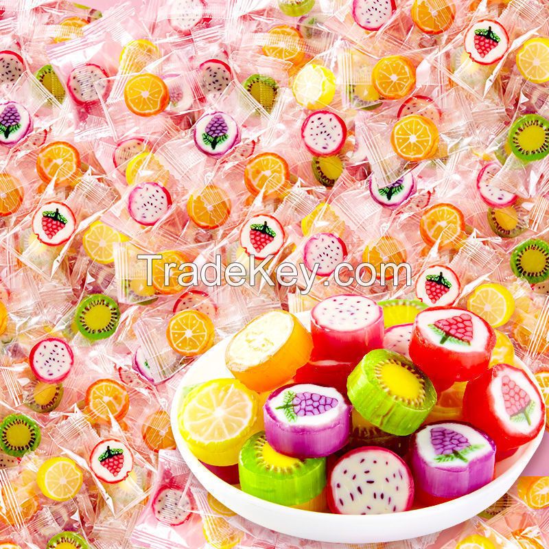 Soft Candy Bulk Wholesale Fruit Sliced Sugar Mixed Wedding Candy Bulk Small Snacks