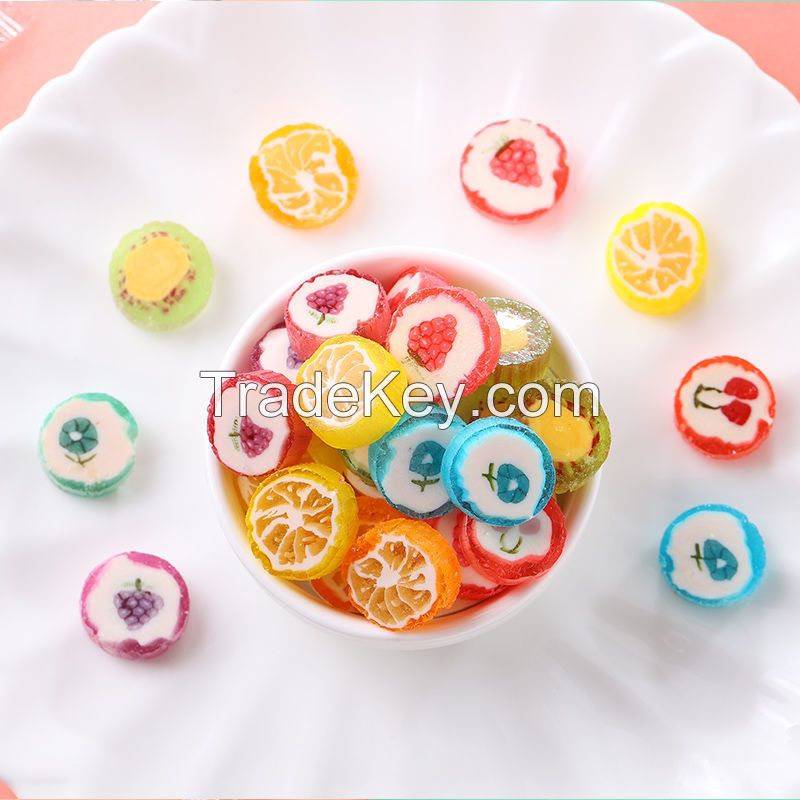 Soft Candy Bulk Wholesale Fruit Sliced Sugar Mixed Wedding Candy Bulk Small Snacks