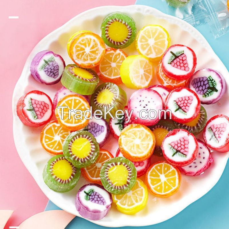 Soft Candy Bulk Wholesale Fruit Sliced Sugar Mixed Wedding Candy Bulk Small Snacks