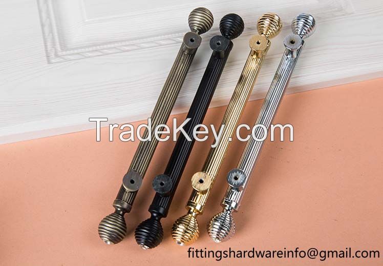 Modern Gold/black gold/white leather European Bedroom Crystal glass leather cabinet Handles and knobs