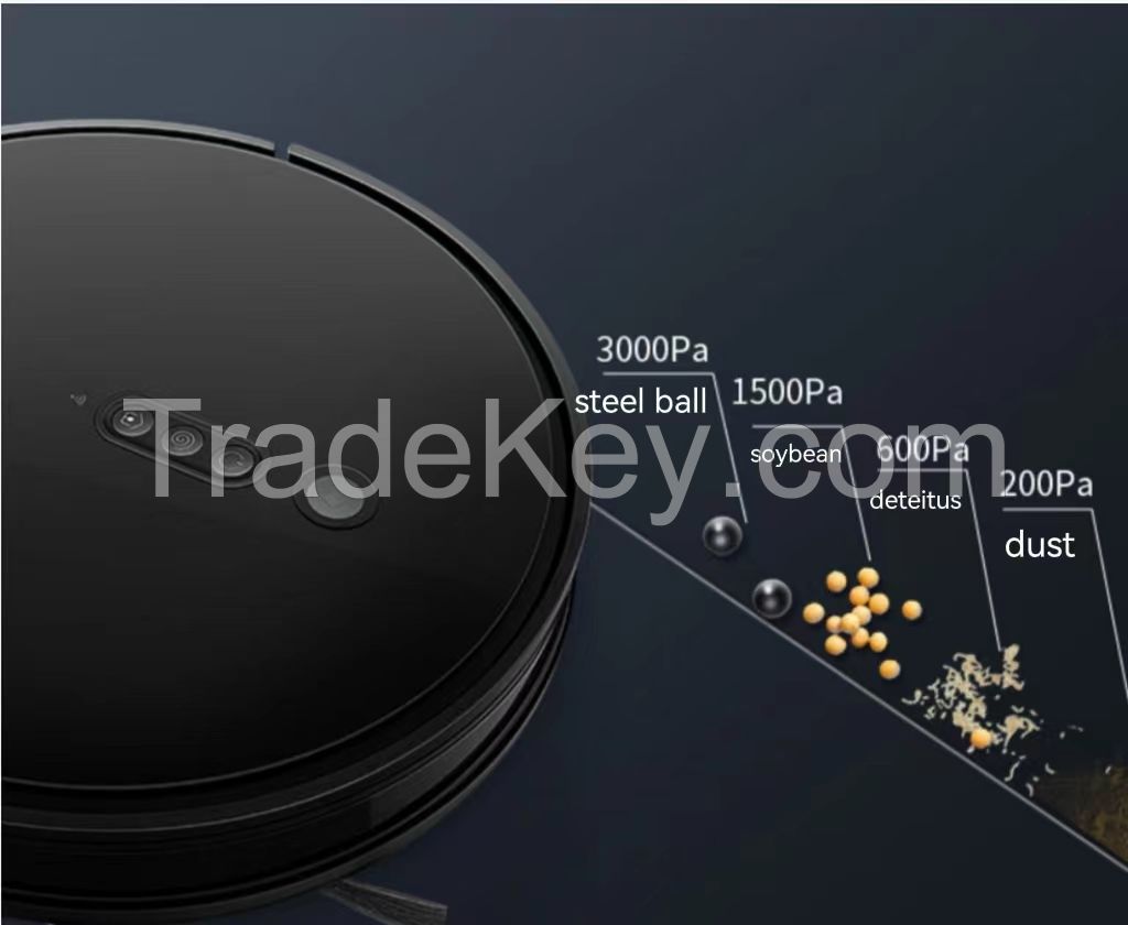 Automatic recharge visual sweeping and dragging machine