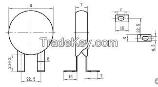 MF73 High-power NTC Thermistor Series inrush current limiter