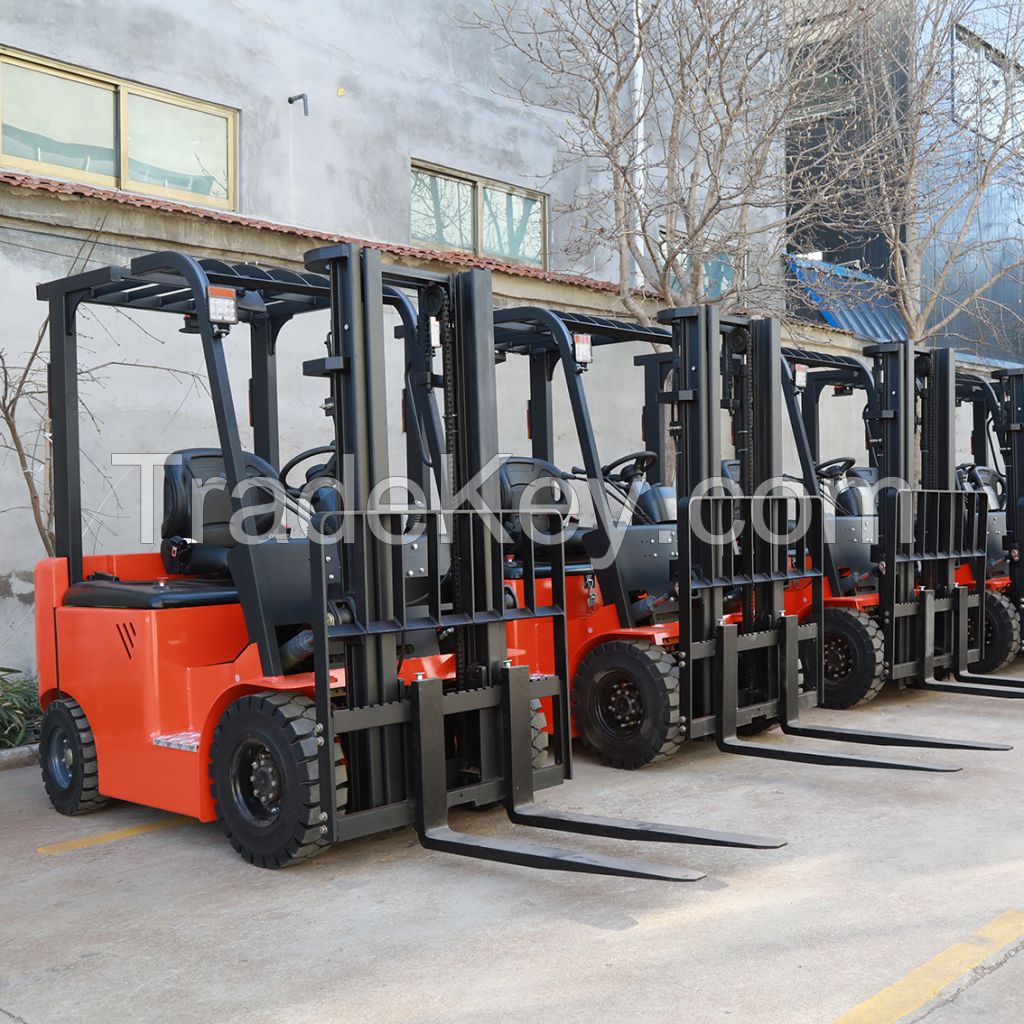 1.5 Ton electric forklift battery power pallet fork lifts