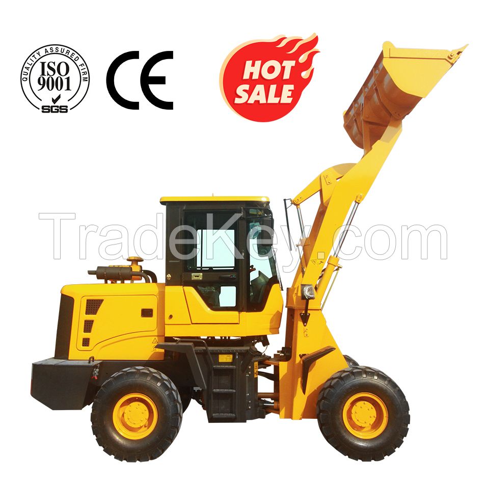 China factory price CE Approved 1.5 ton front end loader wheel loaders