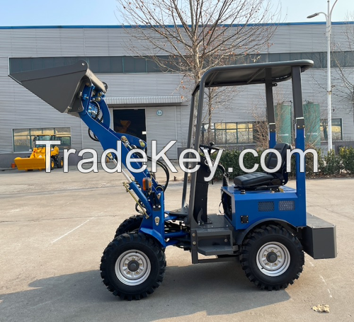 CE Approved mini electric loader battery powered small front loader