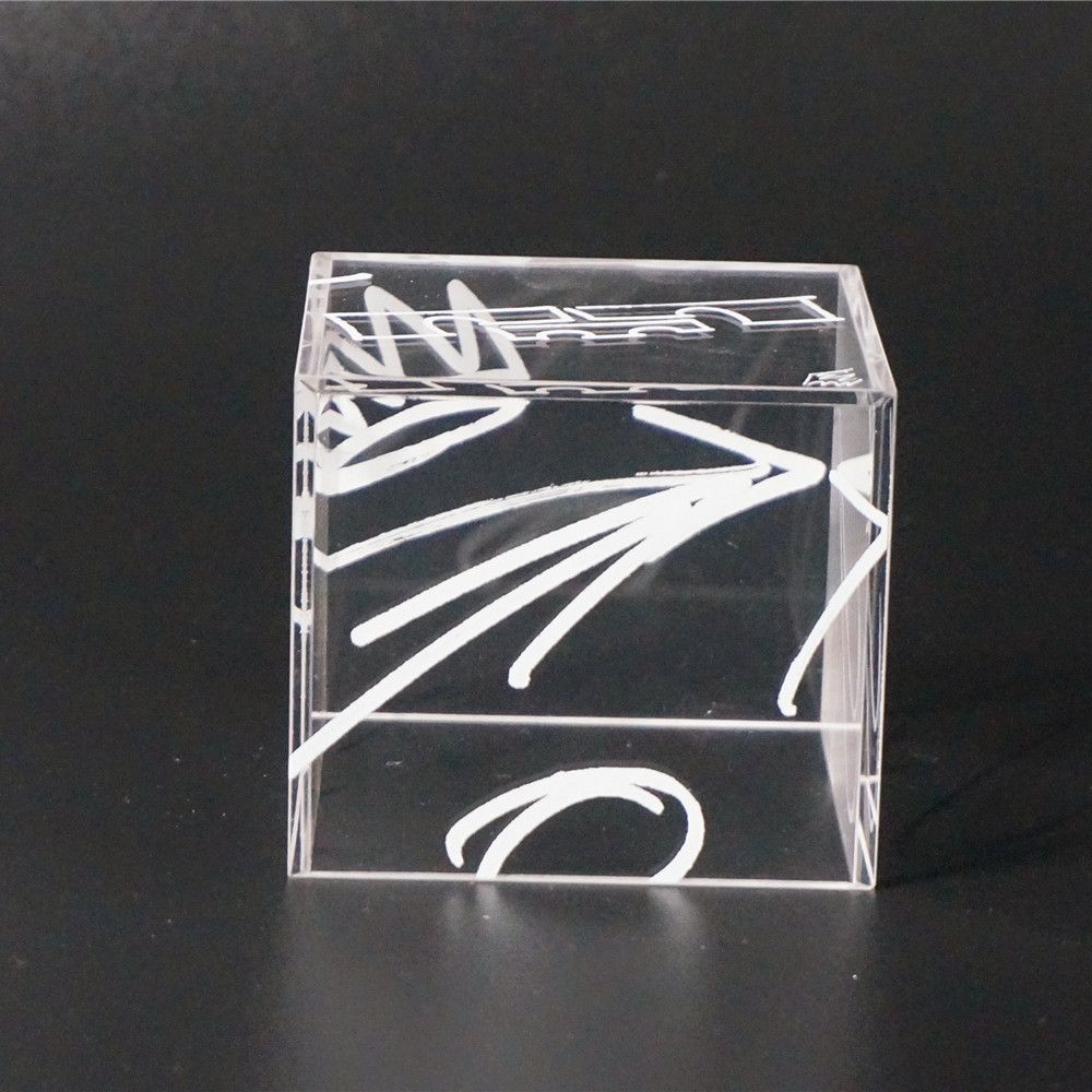 Custom clear acrylic display box with printing