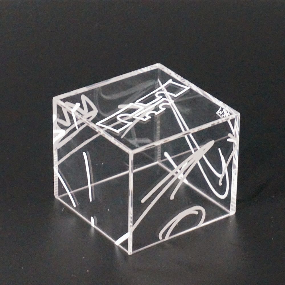 Custom clear acrylic display box with printing