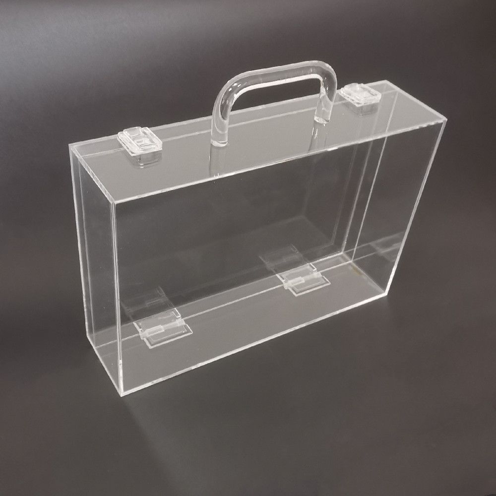 Custom clear acrylic handbag box