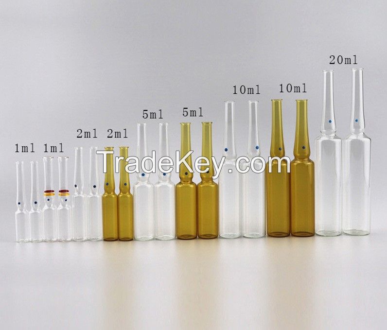Borosilicate glass ampoules for pharmaceutical use, USP EP type I