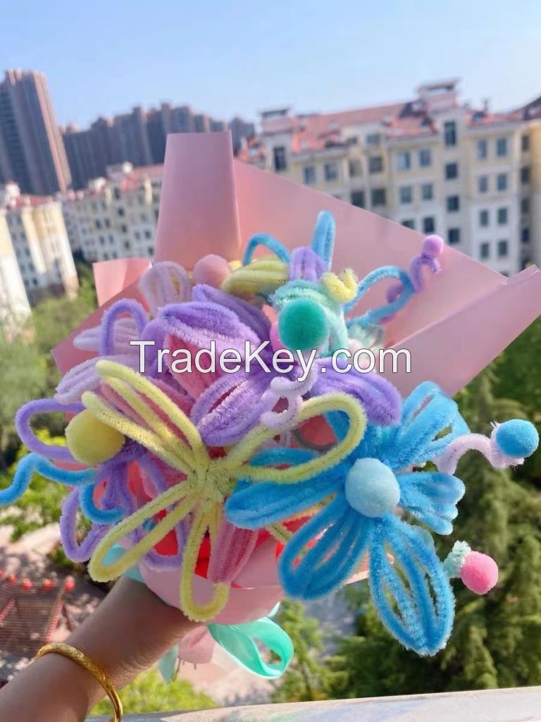 Free sample multicolour chenille stems pipe cleaners loopy handmade craft loopy g little chenille stems  jumbo roll craft