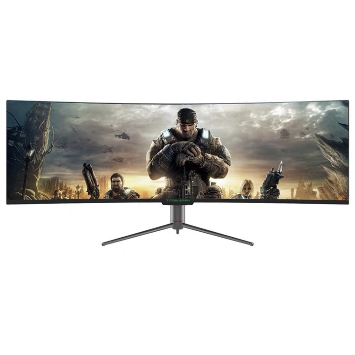 48.9 inch 32:9 hairtail screen quasi 4K curved 144hz display HDR lifting base