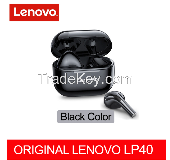 NEW Original Lenovo LP40 TWS Wireless Earphone Bluetooth 5.0 Dual Stereo Noise Reduction Bass Touch Control Long Standby 230mAH