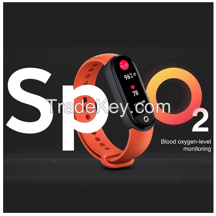 Xiaomi Mi Band 6 Smart Bracelet 5 Color AMOLED Screen Miband 6 Blood Oxygen Fitness Traker Bluetooth Waterproof Smart Band