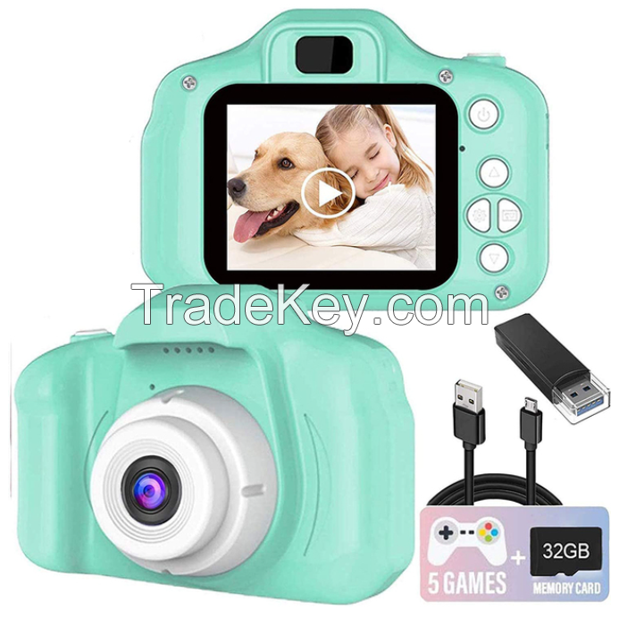 Children Kids Camera Mini Educational Toys For Children Baby Gifts Birthday Gift Digital Camera 1080P Projection Video Camera