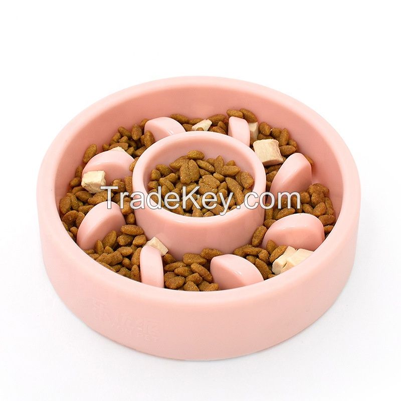 Anti Choking Pet Slow Feeder Pet Food Bowl