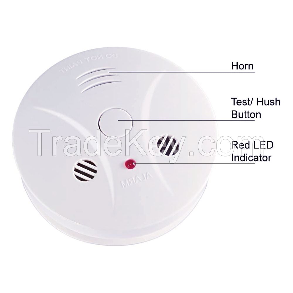 Household 9v battery operated smoke detector