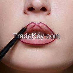 Lip liner showing the shape of the lips, make people look better