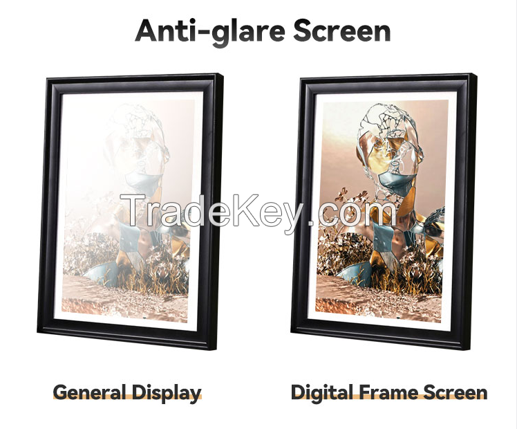 32 Inch Electronic Wifi Digital Photo Frame With Wifi Picture Screen Nft For Art Gallery