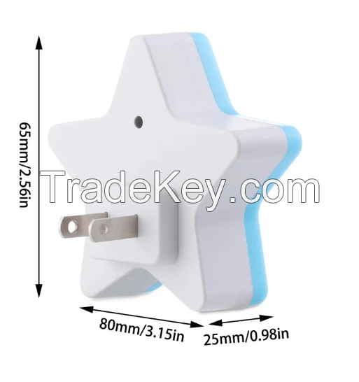 Star Shape Lamp LED Night Lights Bedside Wall Lamp Remote Sensor Contr