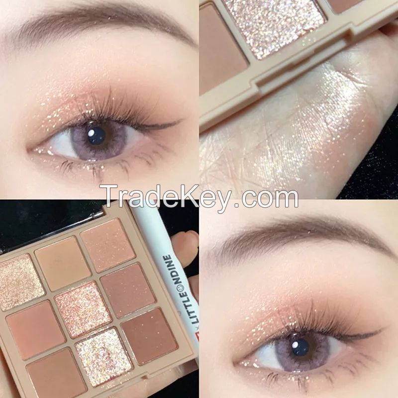 Transparent Nine-color Acrylic Eyeshadow