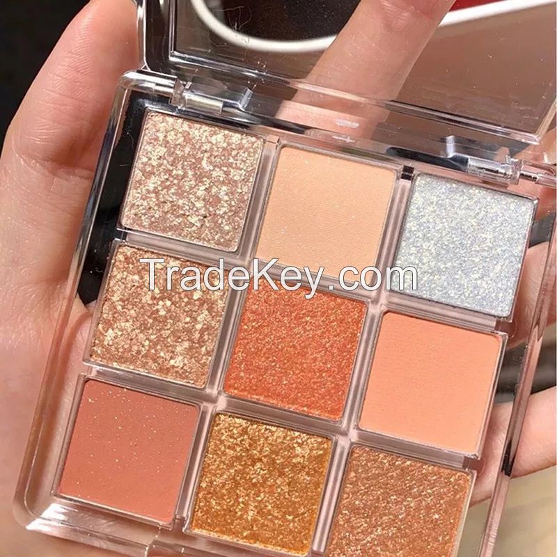 Transparent Nine-color Acrylic Eyeshadow