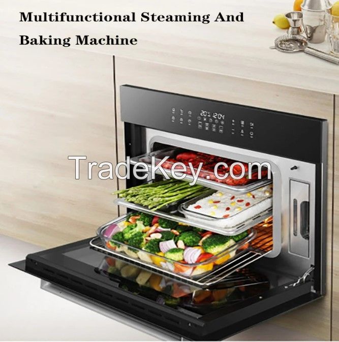 Embedded Microwave Oven Kitchen Home Baking &amp;amp;amp;amp; Steaming Cubic Electric Intelligent Control Steaming Oven ED