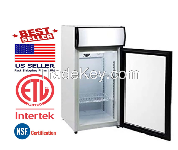 NSF ETL NEW 64" Medical Cooler Pharmacy 6 Cu. Ft. Lab Clinic Medicine Refrigerator T80L