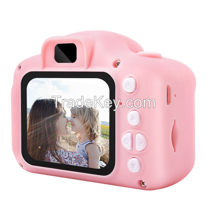 Children Mini Digital Camera Toy 2.0 Inch Color Screen 1080P HD Children Video Recorder Outdoor Photography Props Baby Gift