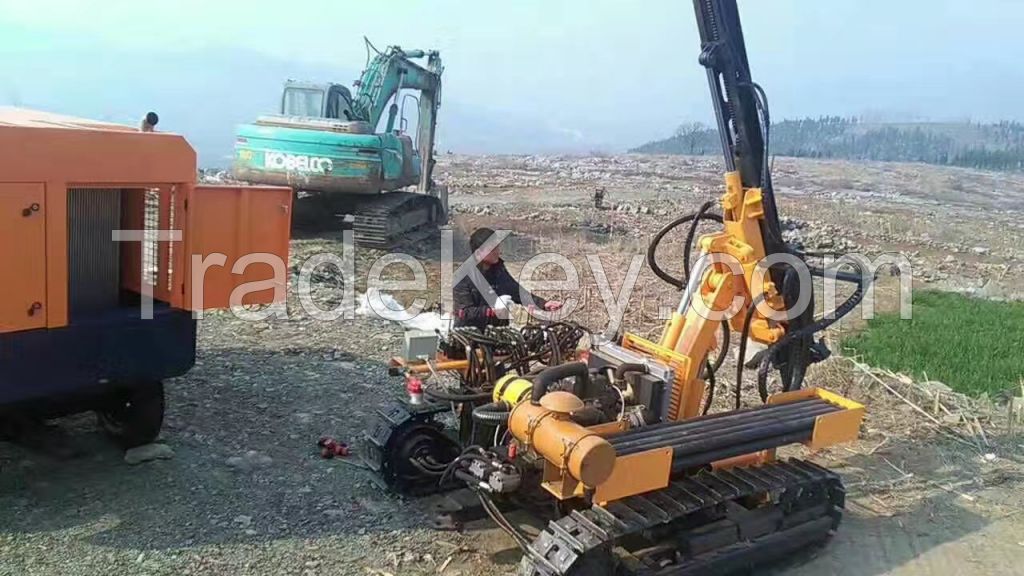 JEAO MAC JBP100B 20 m Blast Hole Percussion Mine Quarry Drilling Rig