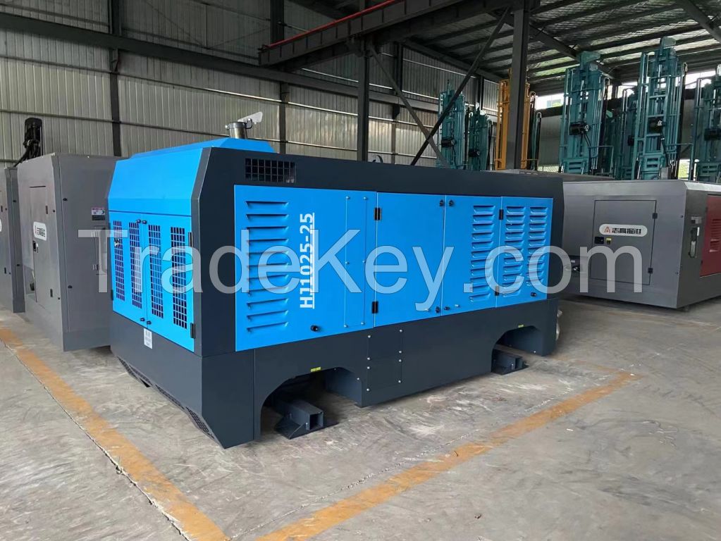 Top quality High pressure screw air compressor for water well drill rig