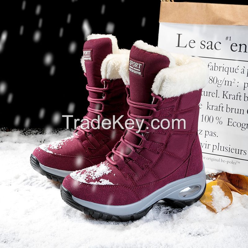 New Winter Women Boots High Quality Keep Warm Mid-Calf Snow Boots Wome