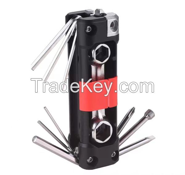 Multi Tool For Bicycle Repair With Wrench and Screwdriver